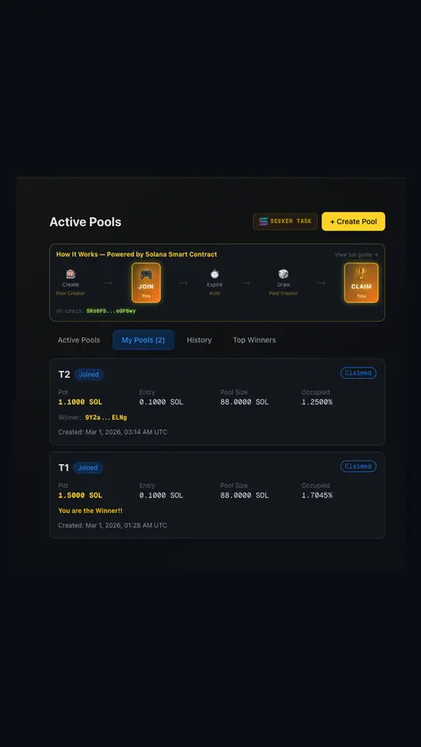 Miner Pool - Decentralized Pool Game screenshot 3