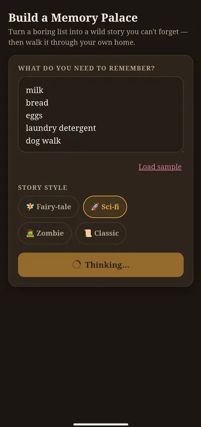 memory palace screenshot 2
