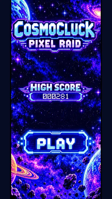 CosmoCluck Pixel Raid screenshot 1
