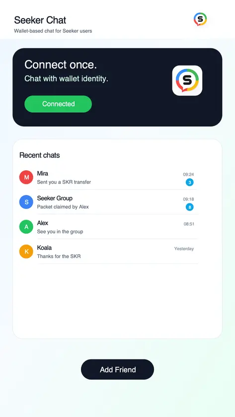 Seeker Chat screenshot 1