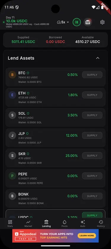 DeFi Tycoon screenshot 1