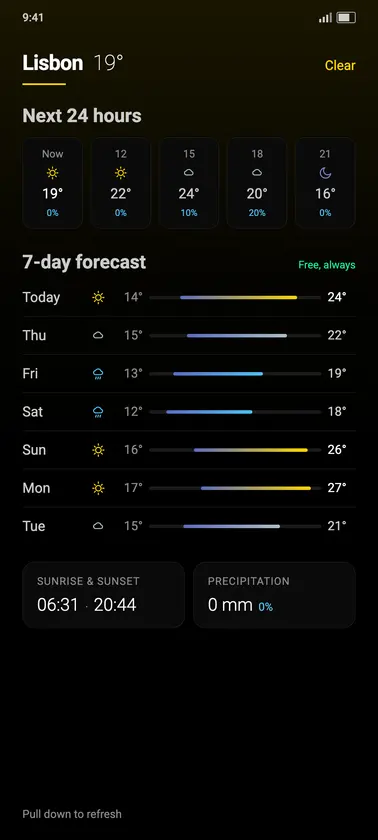 Sol Weather screenshot 2