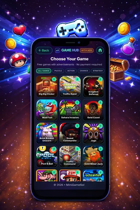 MiniGameSol screenshot 1