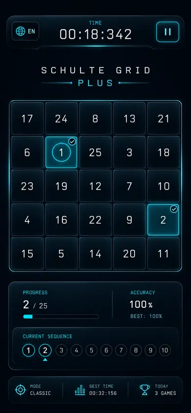 schulte grid plus screenshot 3