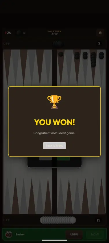 Backgammon Play24 screenshot 10