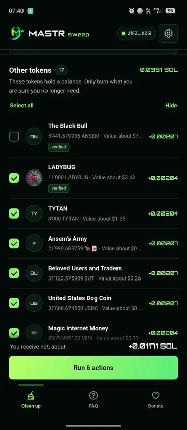 MASTRsweep screenshot 3