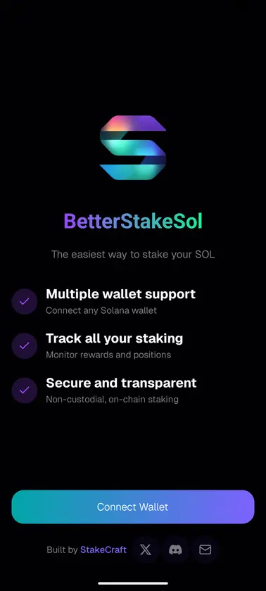 BetterStakeSol v0.3.2 screenshot 1