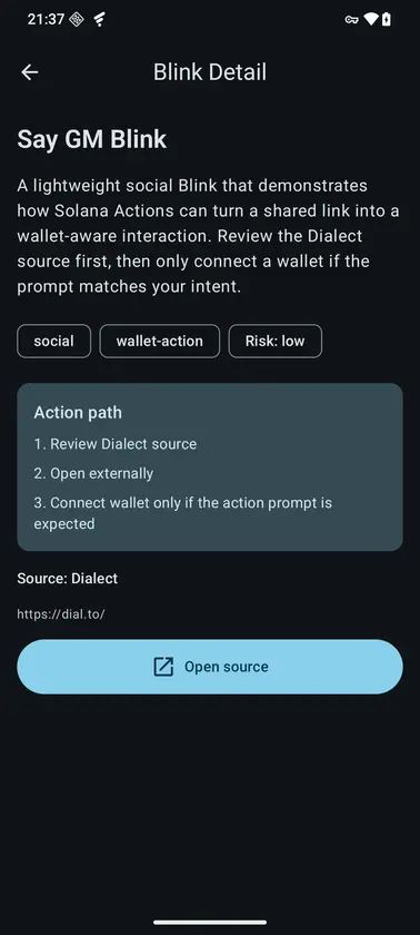 Blink Radar screenshot 2