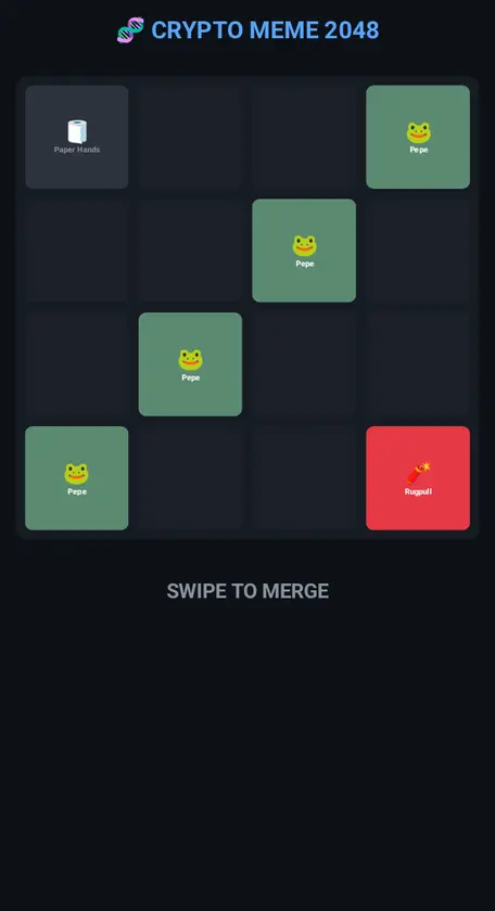 Crypto Meme 2048 screenshot 1