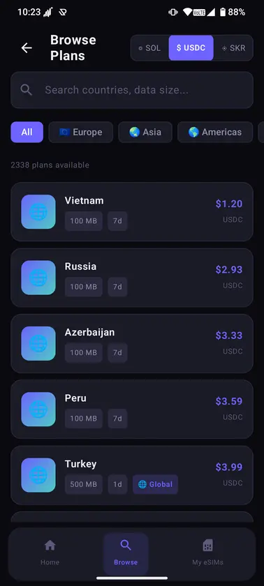 SeekerSIM screenshot 2