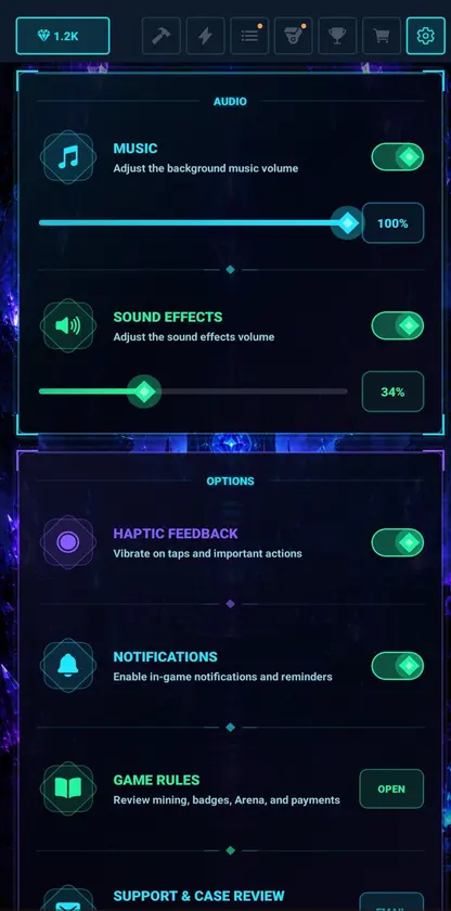Solana Crystal Miner screenshot 5