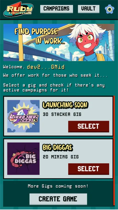 Ruby Corporation screenshot 1