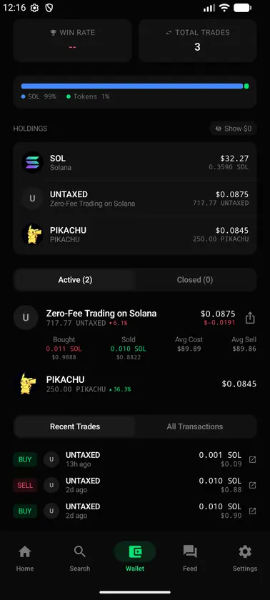 Untaxed Wallet screenshot 6