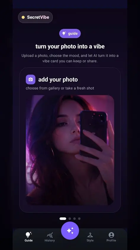 SecretVibe AI Photo Roast screenshot 4