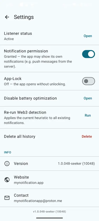 MyNotification Seeker screenshot 3