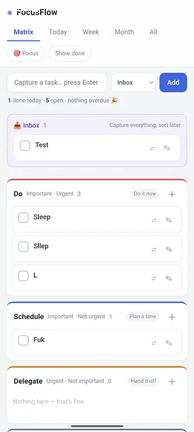 focusflow screenshot 1