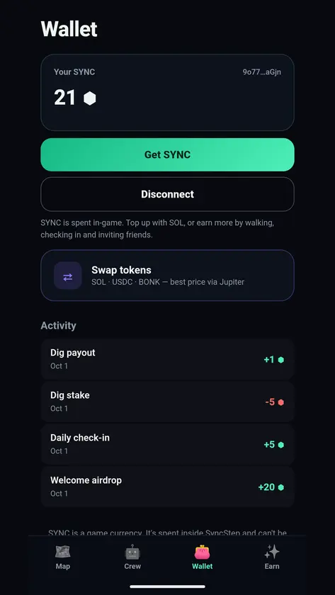 SyncStep screenshot 3