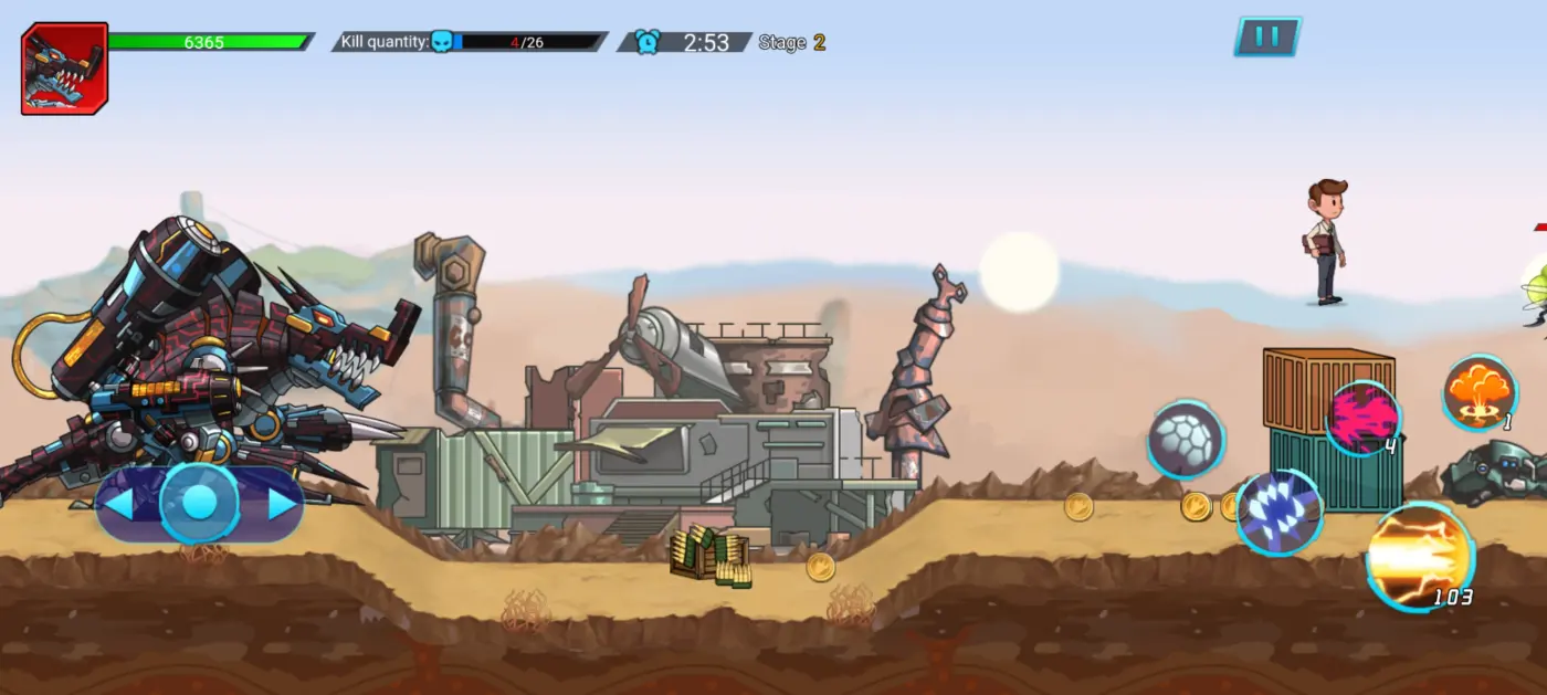 Jurassic Steel screenshot 1