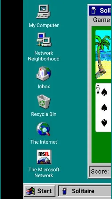 Solitaire 95 screenshot 1