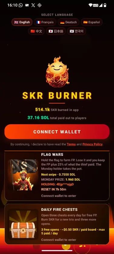 SKR Burner screenshot 1