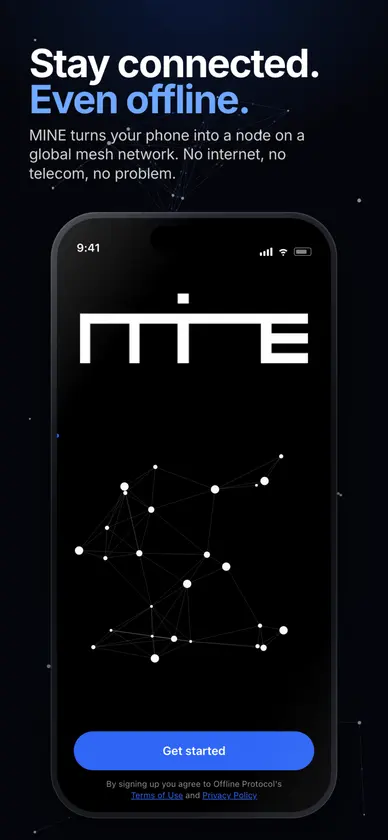 MINE - Offline Network screenshot 1