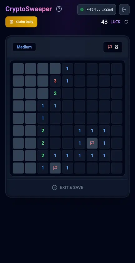 CryptoSweeper screenshot 2