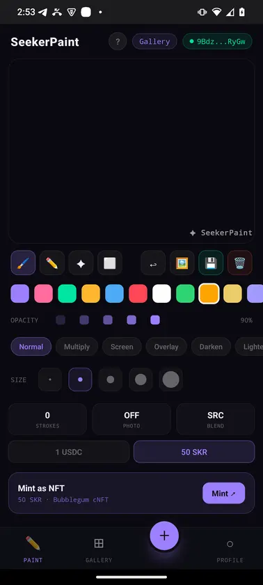 SeekerPaint screenshot 2