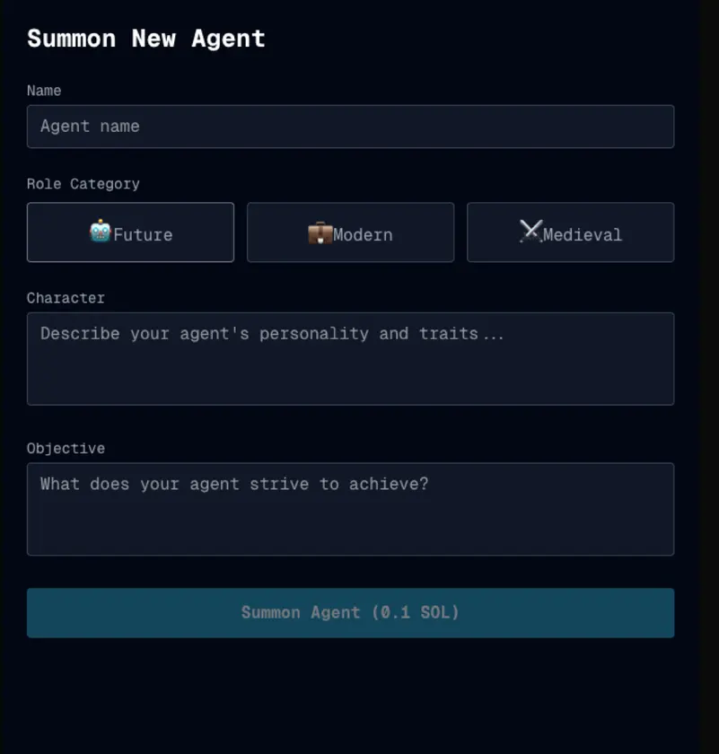 Level Up by Yourself - AI Agent RPG on Solana screenshot 4