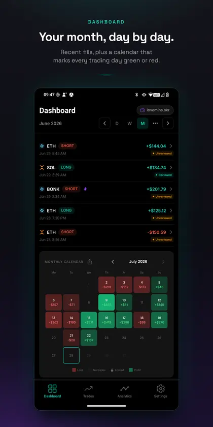 Numen - Trading Journal screenshot 3