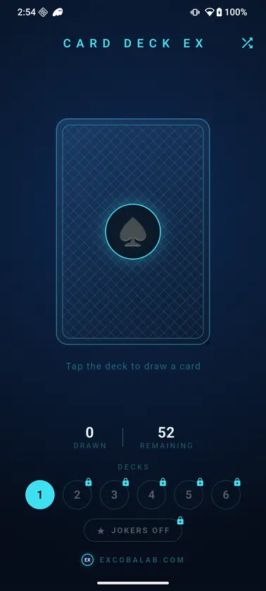 Card Deck Ex screenshot 2