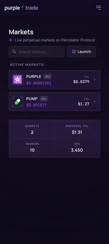 purple.trade screenshot 3
