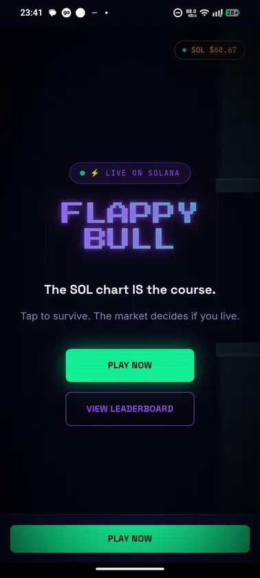 Flappy bull [Devnet] screenshot 1