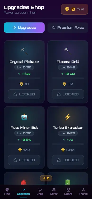 Tap Miner - Earn $Dust screenshot 3