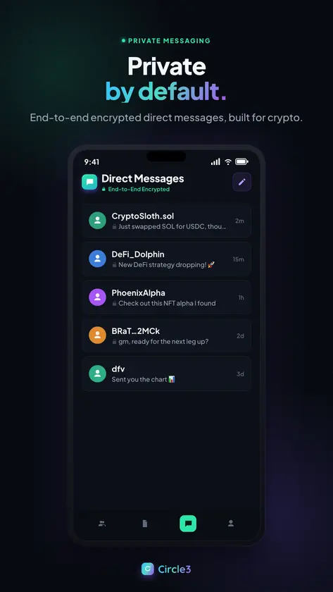 Circle3: Crypto Social screenshot 4