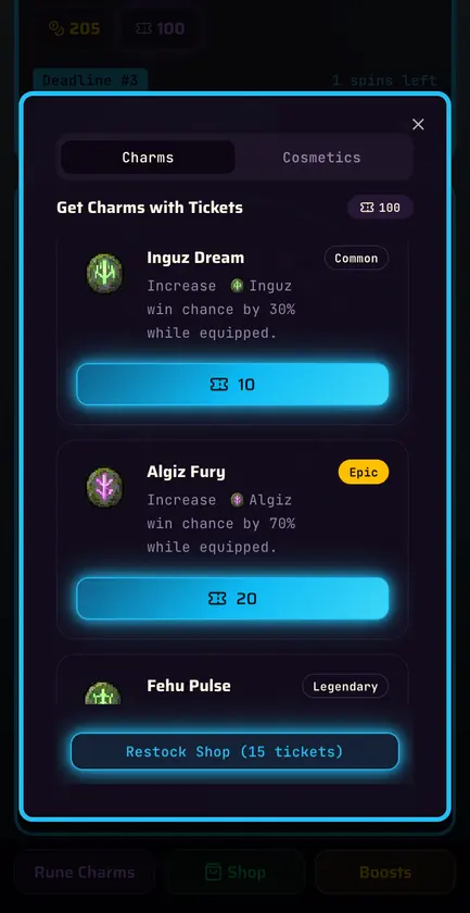 Rune Wheel screenshot 2