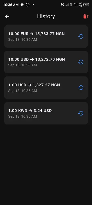 Currency Calculator screenshot 2
