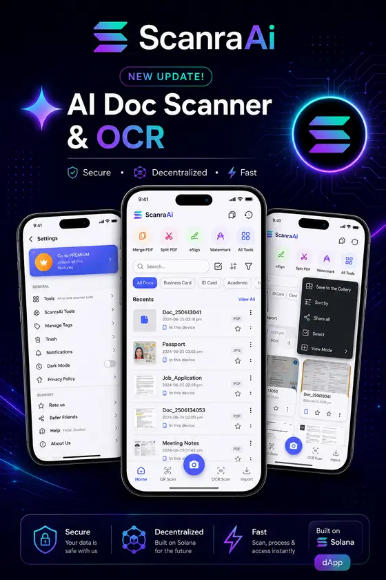 ScanraAi : Doc Scanner screenshot 1