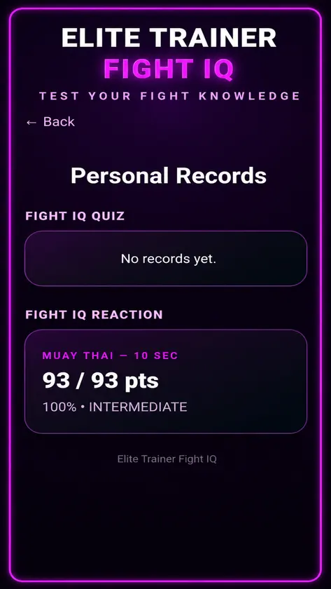 Elite Trainer Fight IQ screenshot 4