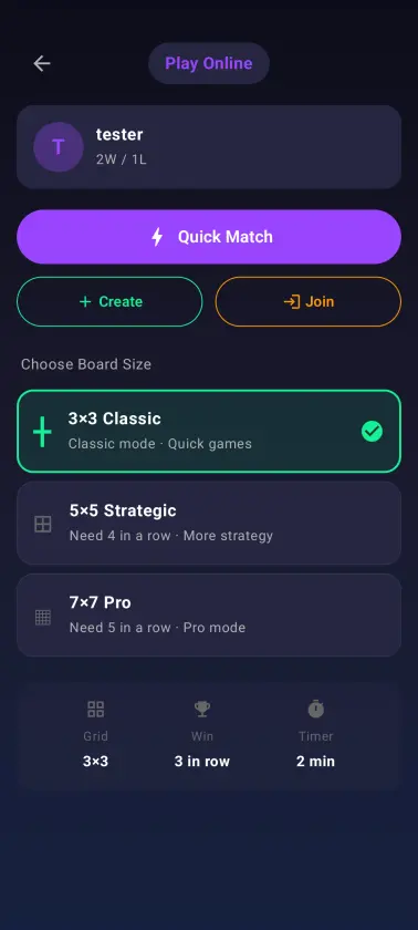 Tic Tac Toe screenshot 3