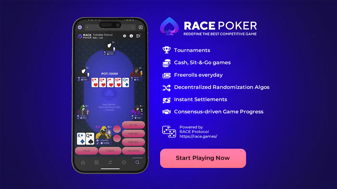 RACE Poker screenshot 1