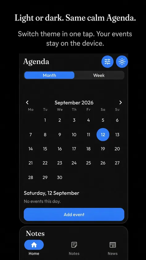 Agenda screenshot 2