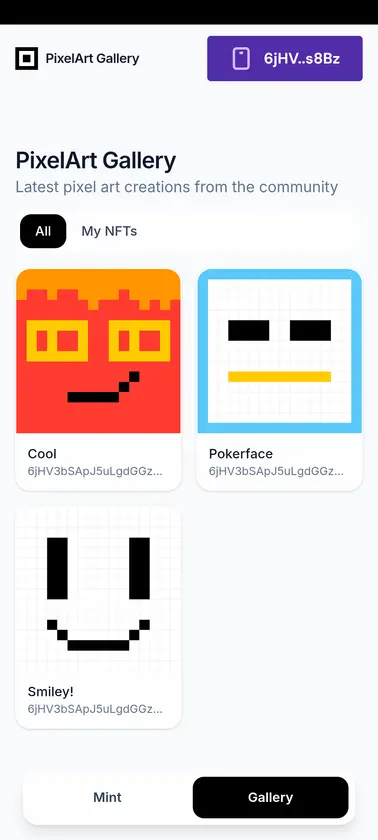 PixelArt Gallery screenshot 3