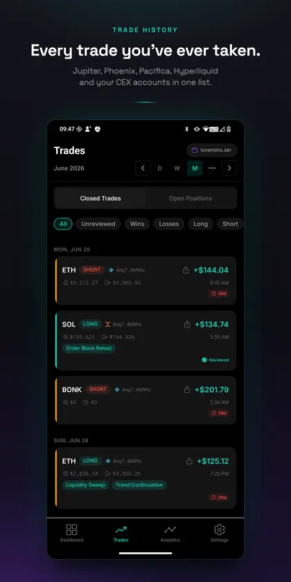 Numen - Trading Journal screenshot 5