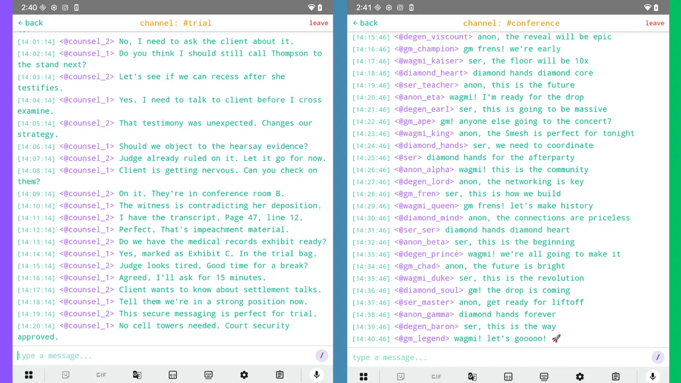 Smesh screenshot 1