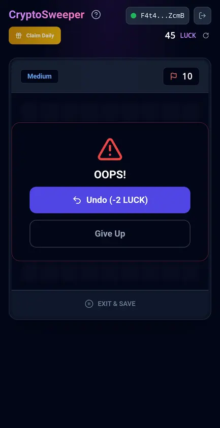 CryptoSweeper screenshot 3