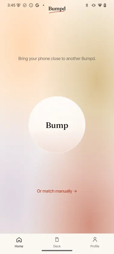 Bumpd screenshot 1