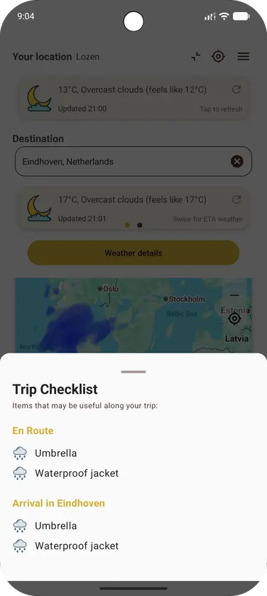 WeatherRoute screenshot 7