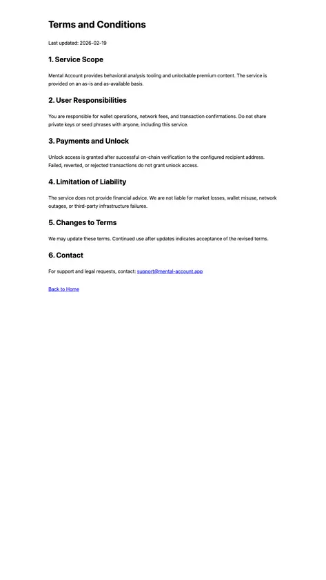 Mental Account screenshot 3
