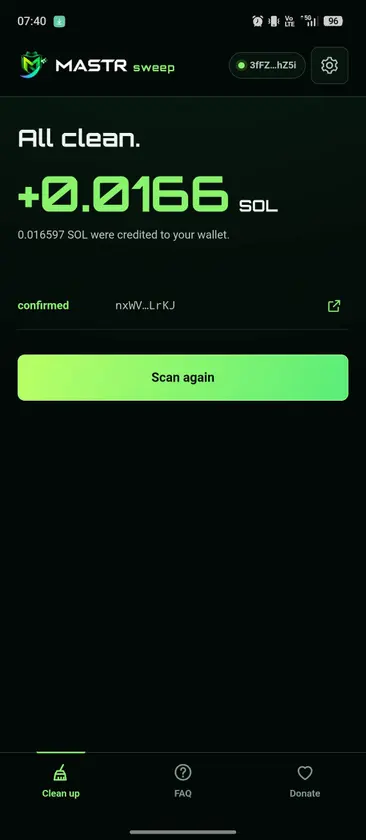 MASTRsweep screenshot 2