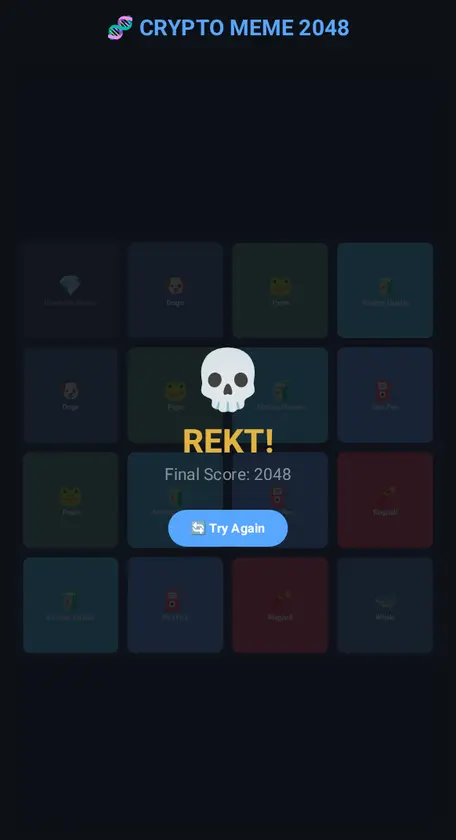 Crypto Meme 2048 screenshot 4